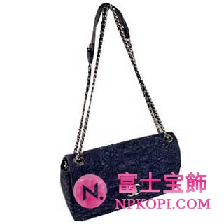シャネルスーパーコピー　2012年春夏新作 カメリア柄デニムチェーンバッグ(M) デニムブルー　　A66901AAZE　　